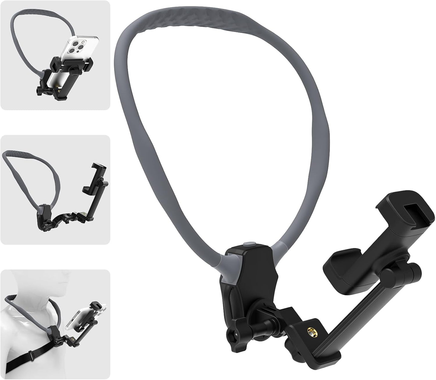 Support de cou MAINS LIBRES ajustable 360° pour Smartphone