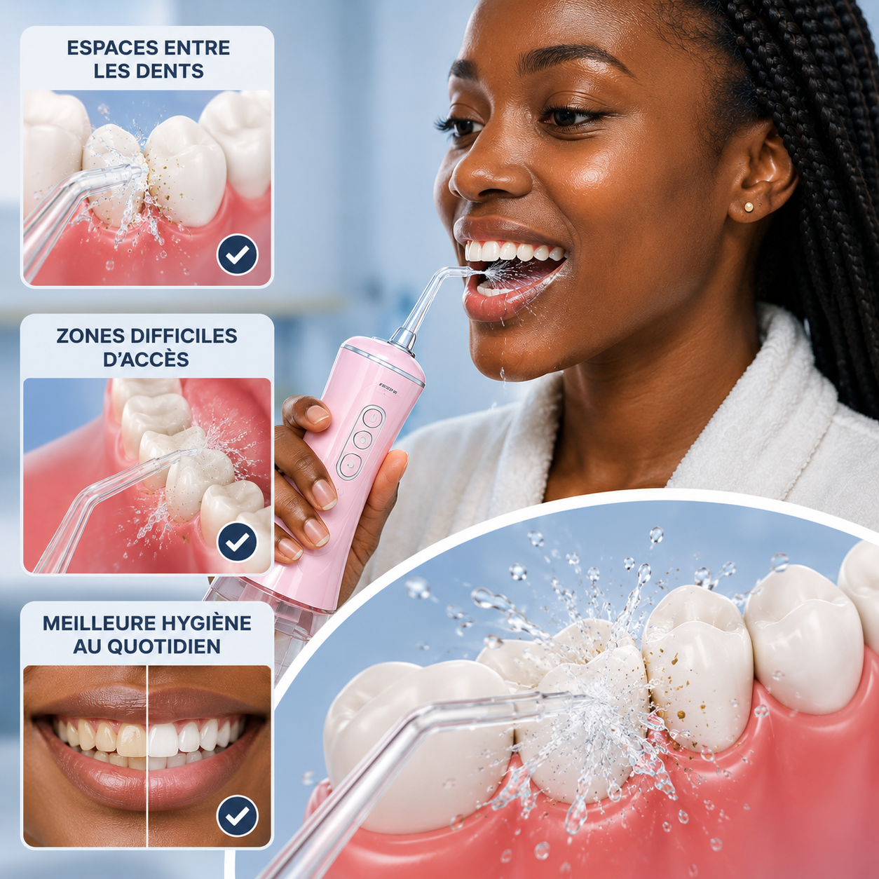 Hydropulseur OralJet™ – Le nettoyage profond que votre brosse à dents ne fait pas 💦🦷